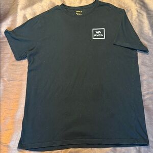 RVCA Men's Black Short Sleeve Tee